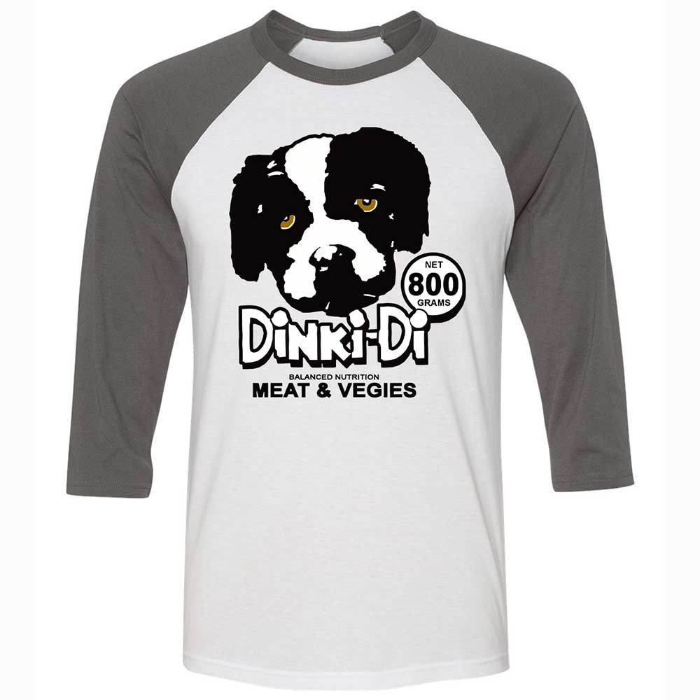Unisex 3/4 Baseball Tee - DRFSVCEW - White/Asphalt - 2