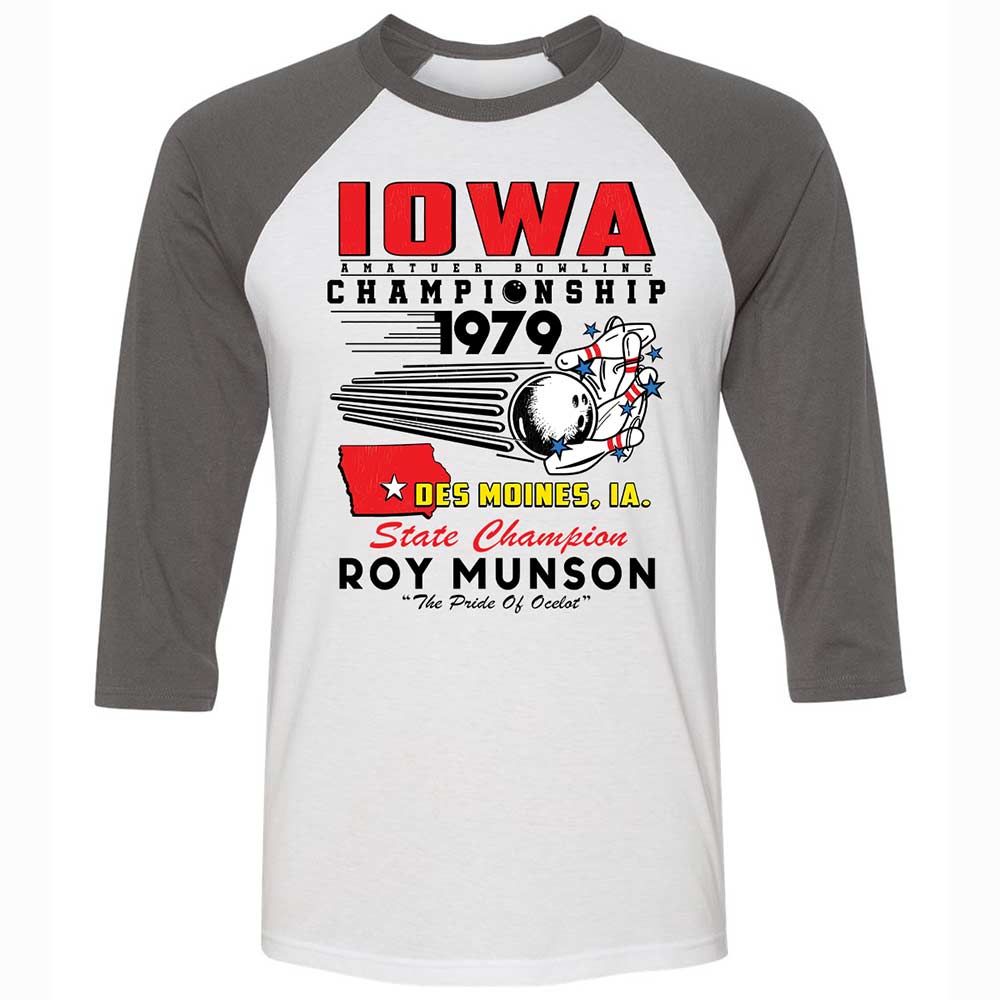 Unisex 3/4 Baseball Tee - 4E6Q2T9U - White/Asphalt - 2