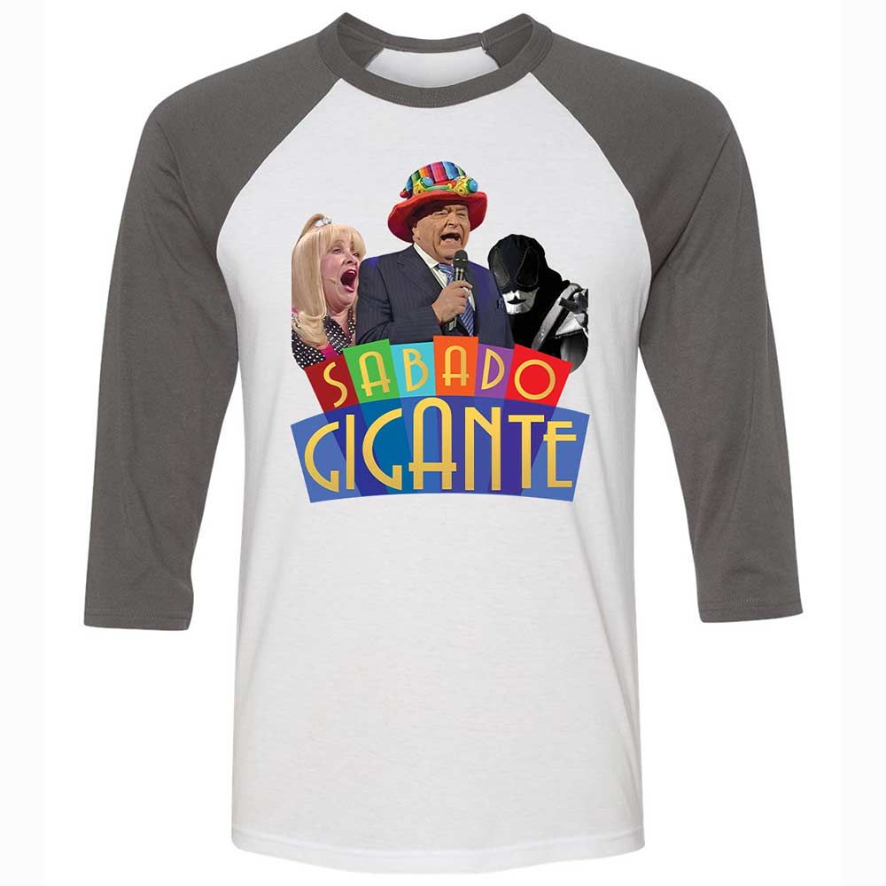 Unisex 3/4 Baseball Tee - TGPRZWYY - White/Asphalt - 2