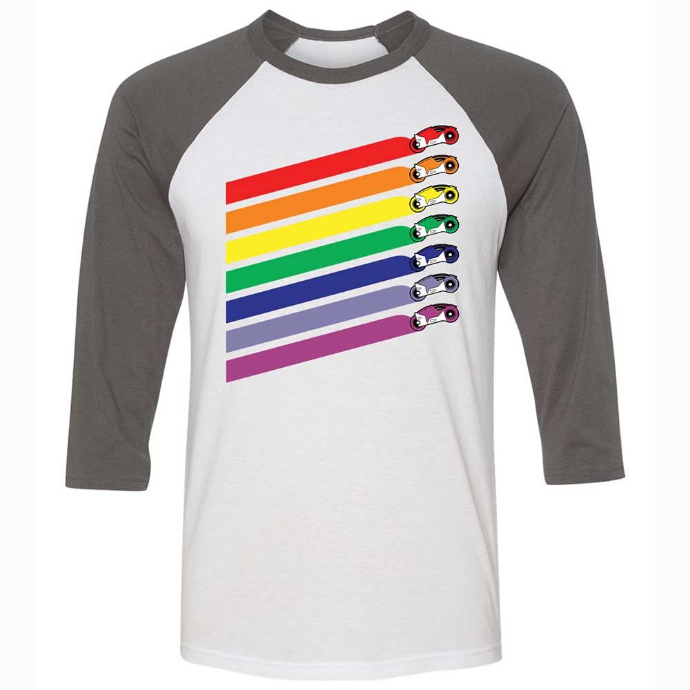Race The Rainbow - White/Asphalt - 2