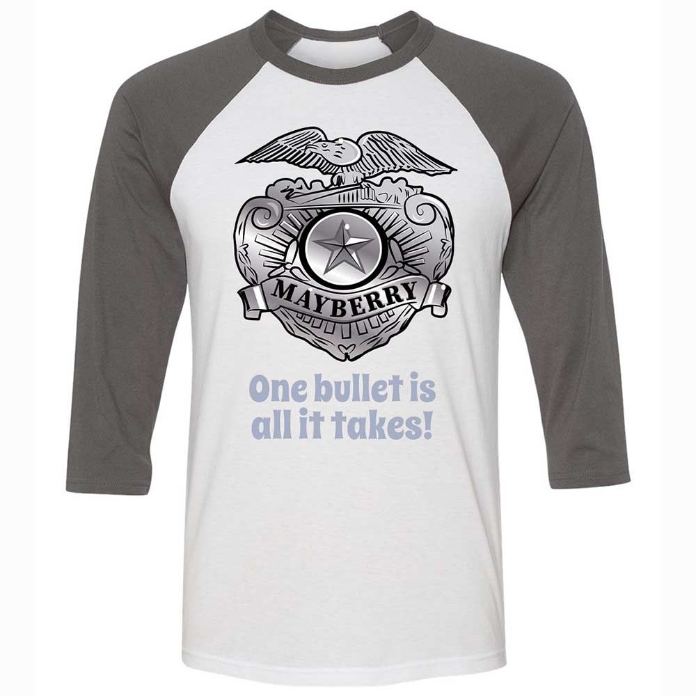 Unisex 3/4 Baseball Tee - 5TZJB6SZ - White/Asphalt - 2