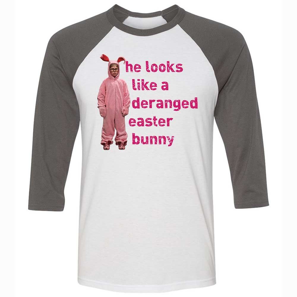 He Looks Like a Deranged Easter Bunny - White/Asphalt - 2