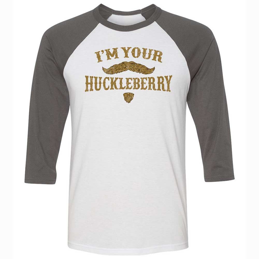 Unisex 3/4 Baseball Tee - 93HW4RLK - White/Asphalt - 2