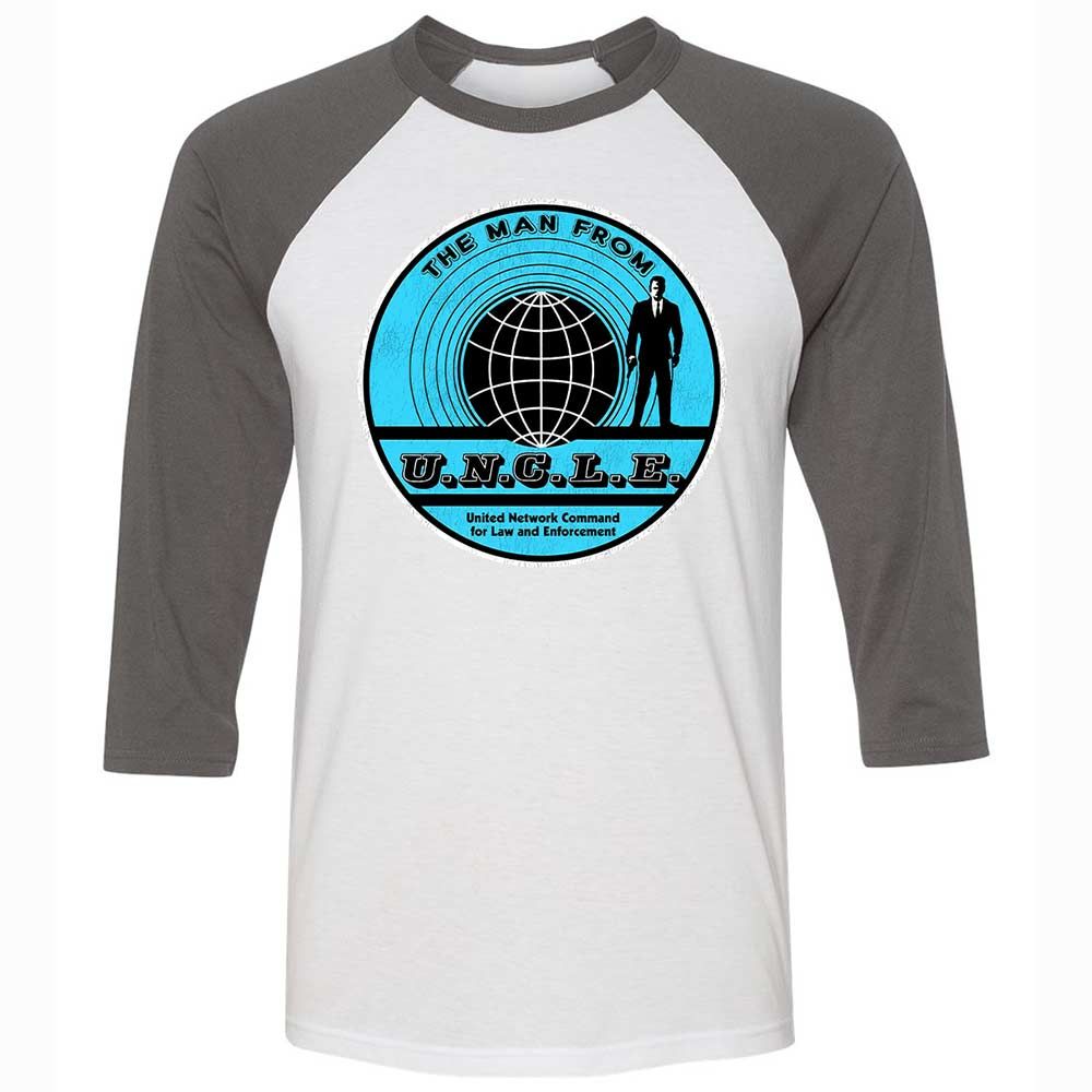 Unisex 3/4 Baseball Tee - S6VGQ1M2 - White/Asphalt - 2