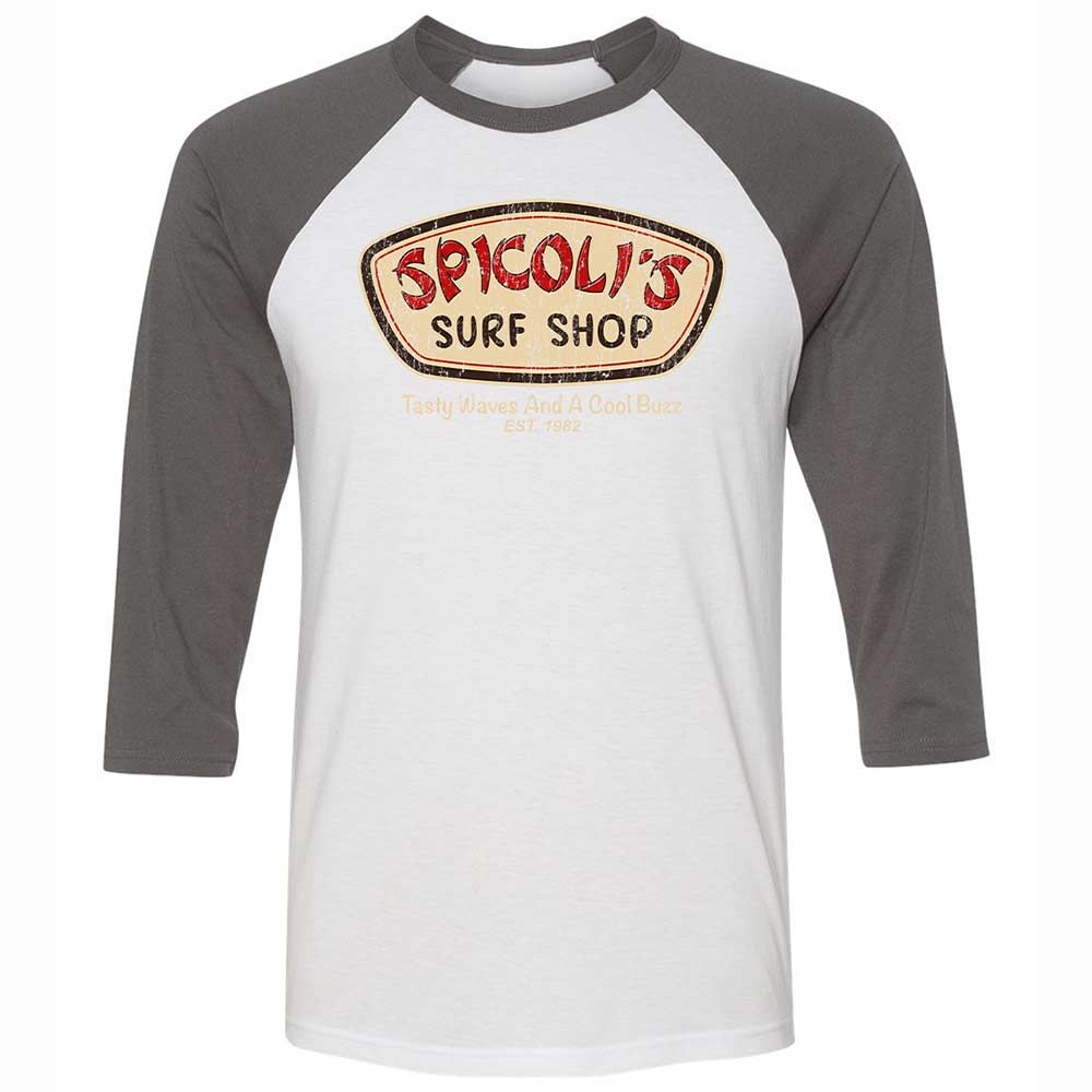 Unisex 3/4 Baseball Tee - MQ3HAT2R - White/Asphalt - 2