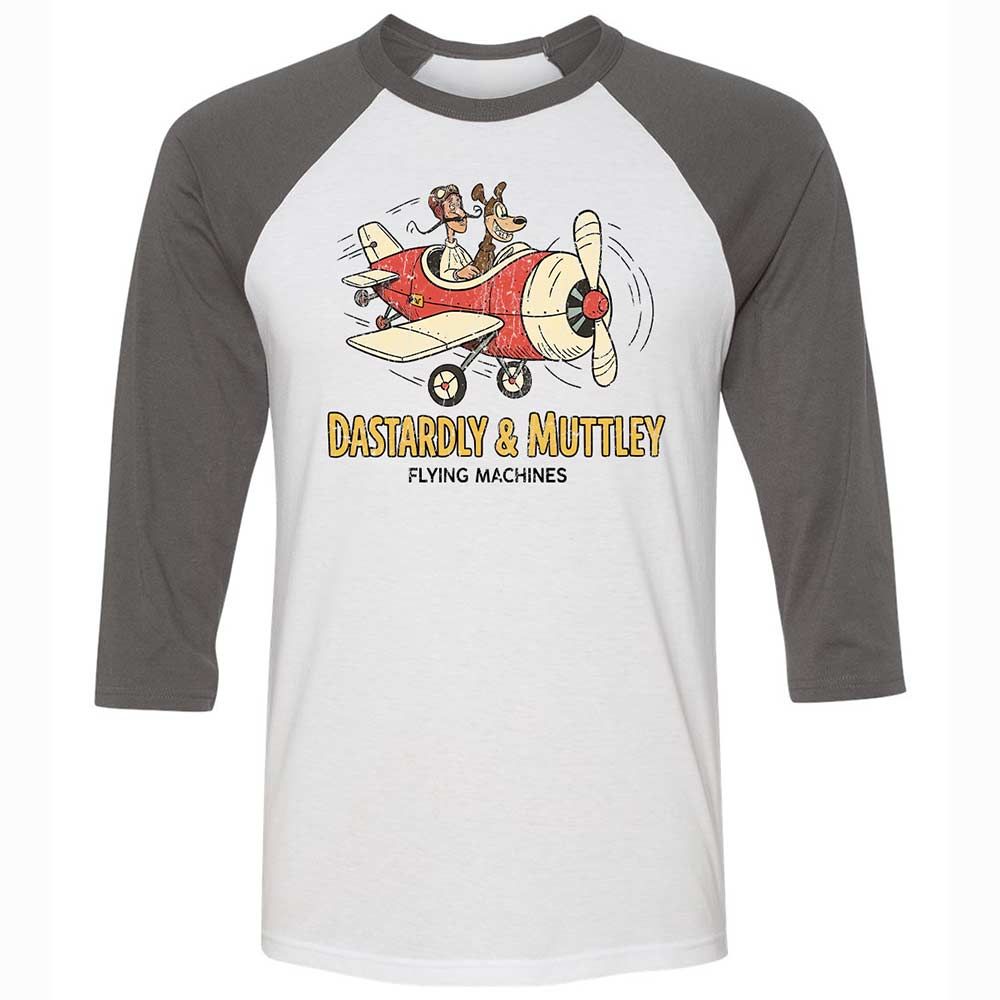 Unisex 3/4 Baseball Tee - NBMZSPXS - White/Asphalt - 2