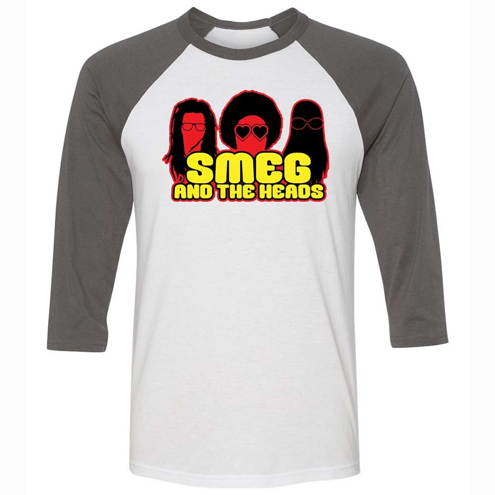 Unisex 3/4 Baseball Tee - F14NBFA8 - White/Asphalt - 2