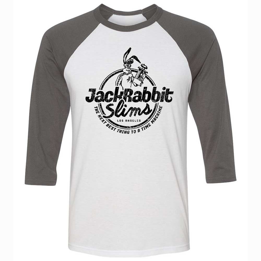 Unisex 3/4 Baseball Tee - 3NT1CXHC - White/Asphalt - 2