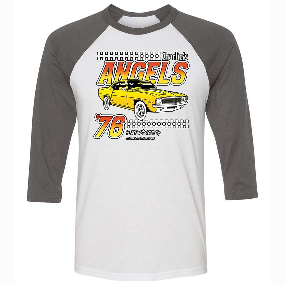 Unisex 3/4 Baseball Tee - 1PMF4BZX - White/Asphalt - 2