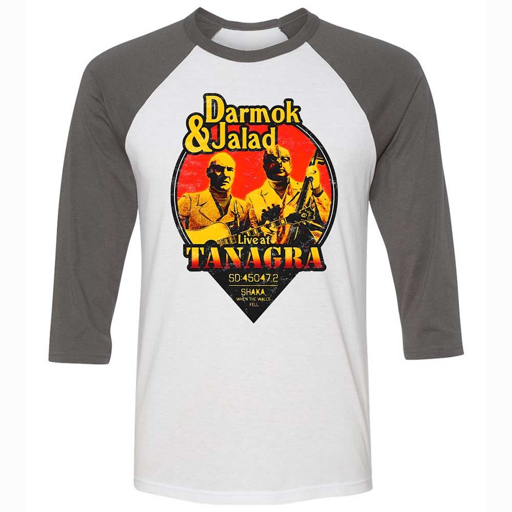 Unisex 3/4 Baseball Tee - 2H5G62UU - White/Asphalt - 2