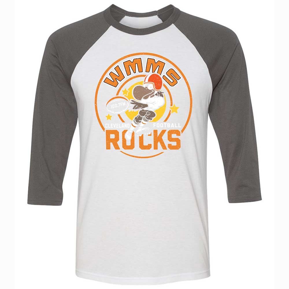 Unisex 3/4 Baseball Tee - PEVDMAJJ - White/Asphalt - 2