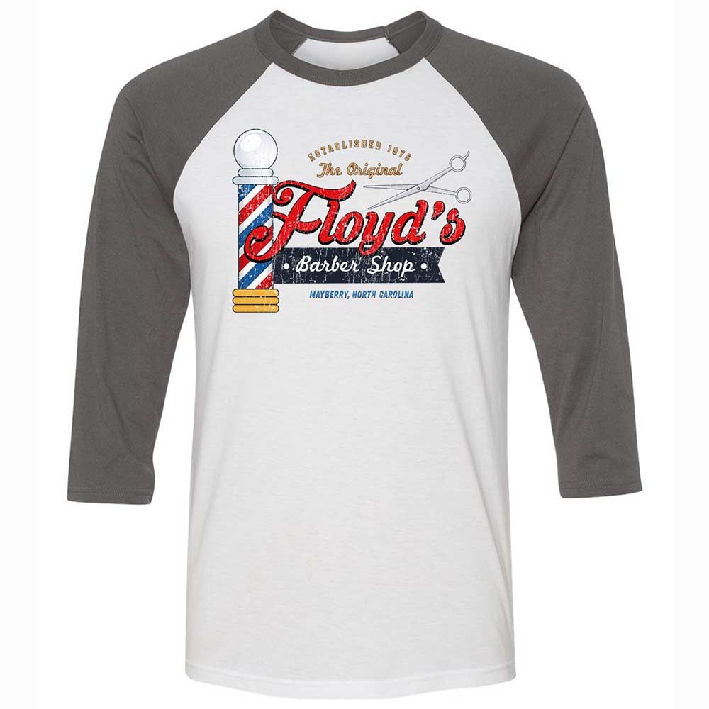 Unisex 3/4 Baseball Tee - WL653GY2 - White/Asphalt - 2