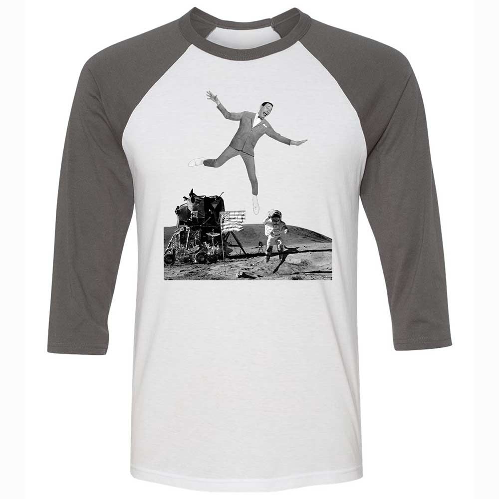 Unisex 3/4 Baseball Tee - MMTEZH6B - White/Asphalt - 2