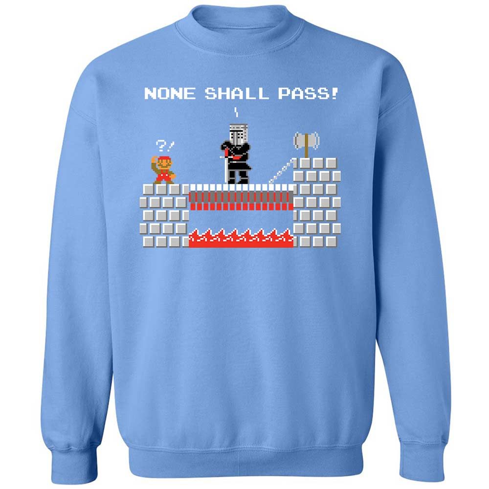 No Plumbers Shall Pass - Carolina Blue - 20