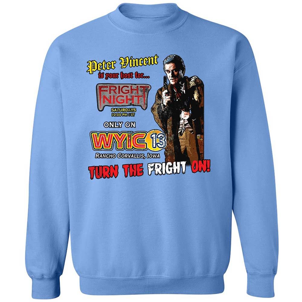 Peter Vincent Fright horror night cult - Carolina Blue - 20