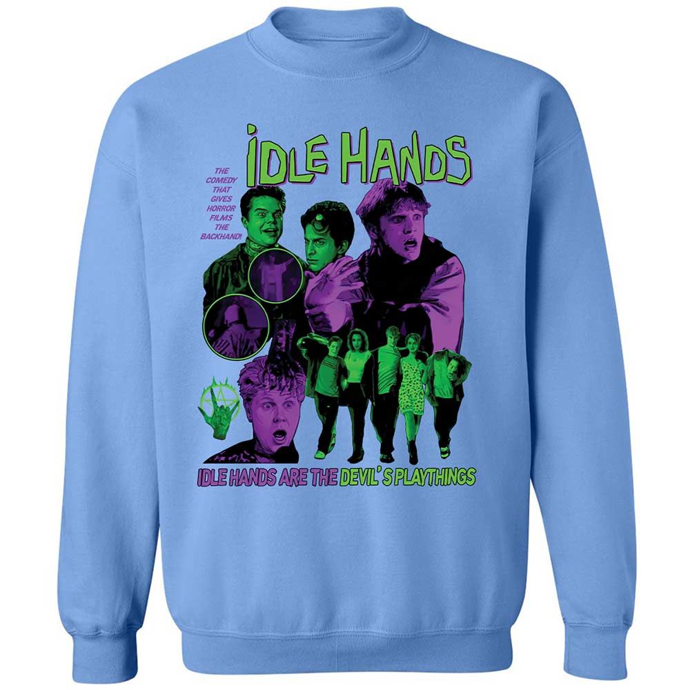 Idle hands are the Devil's playthings - Carolina Blue - 20