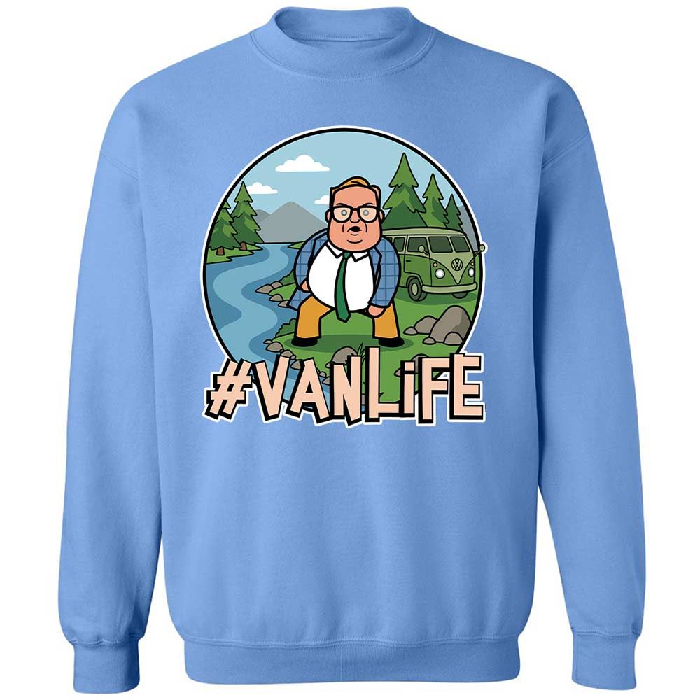 Vanlife living in a van down by the river - Carolina Blue - 20