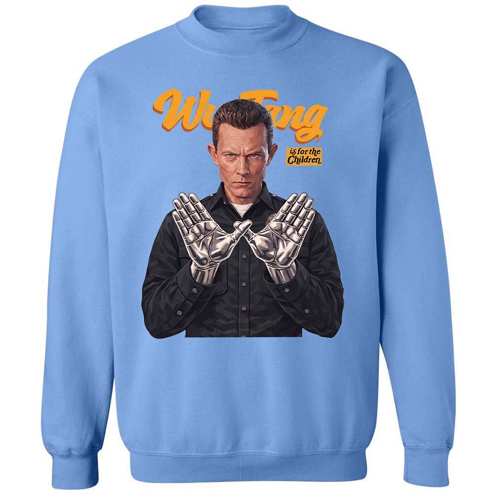 Classic Unisex Sweatshirt - Black - Carolina Blue - 20