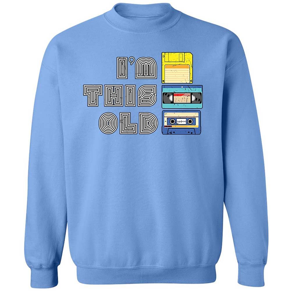 Classic Unisex Sweatshirt - Black - Carolina Blue - 20