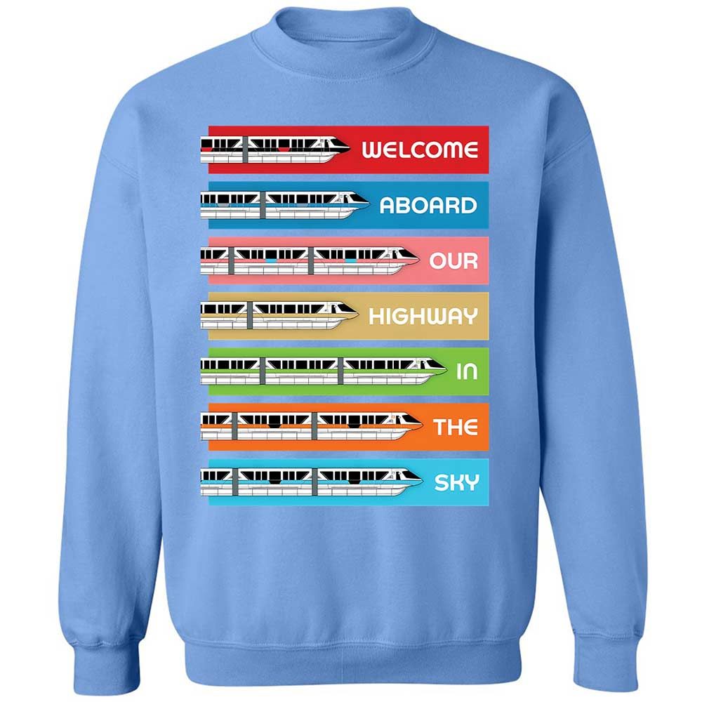 Classic Unisex Sweatshirt - Black - Carolina Blue - 20