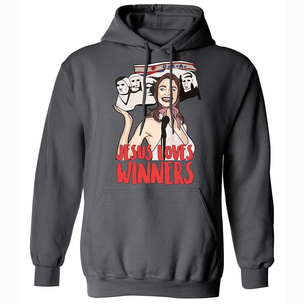 He Loves Winners - Charcoal - 20