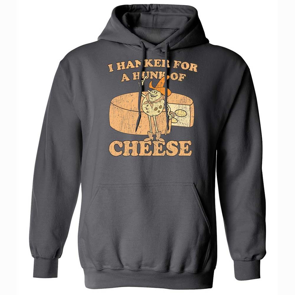 Hanker For A Hunk Of Cheese - Charcoal - 20