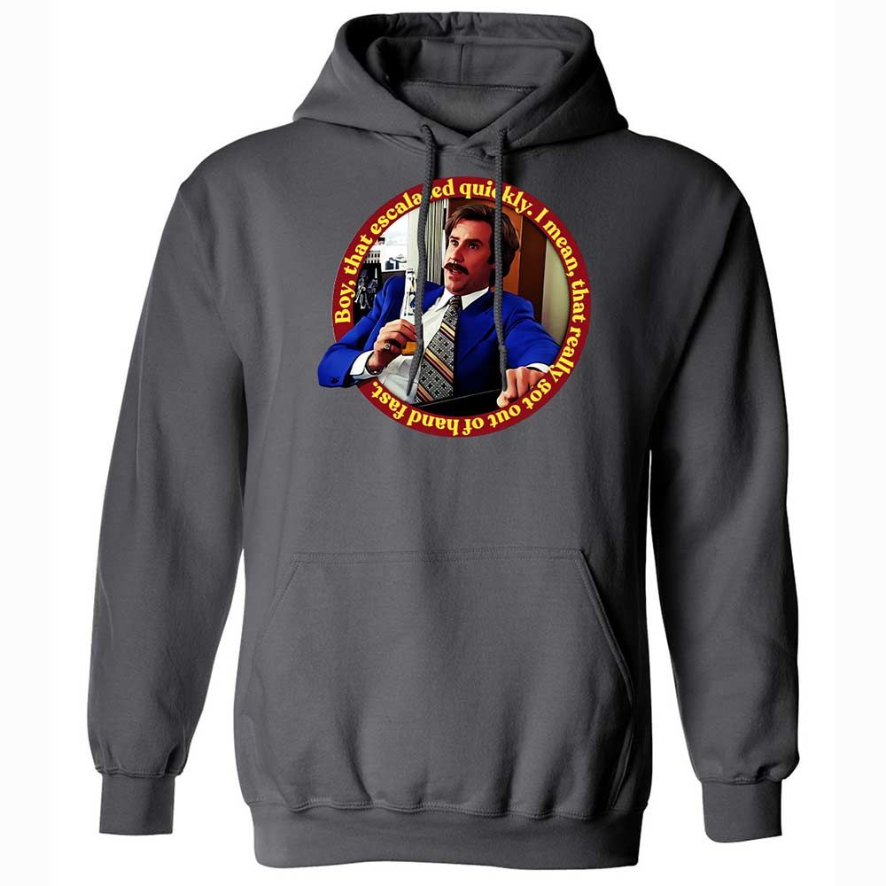 Classic Unisex Hoodie - LG9LUTZF - Charcoal - 20