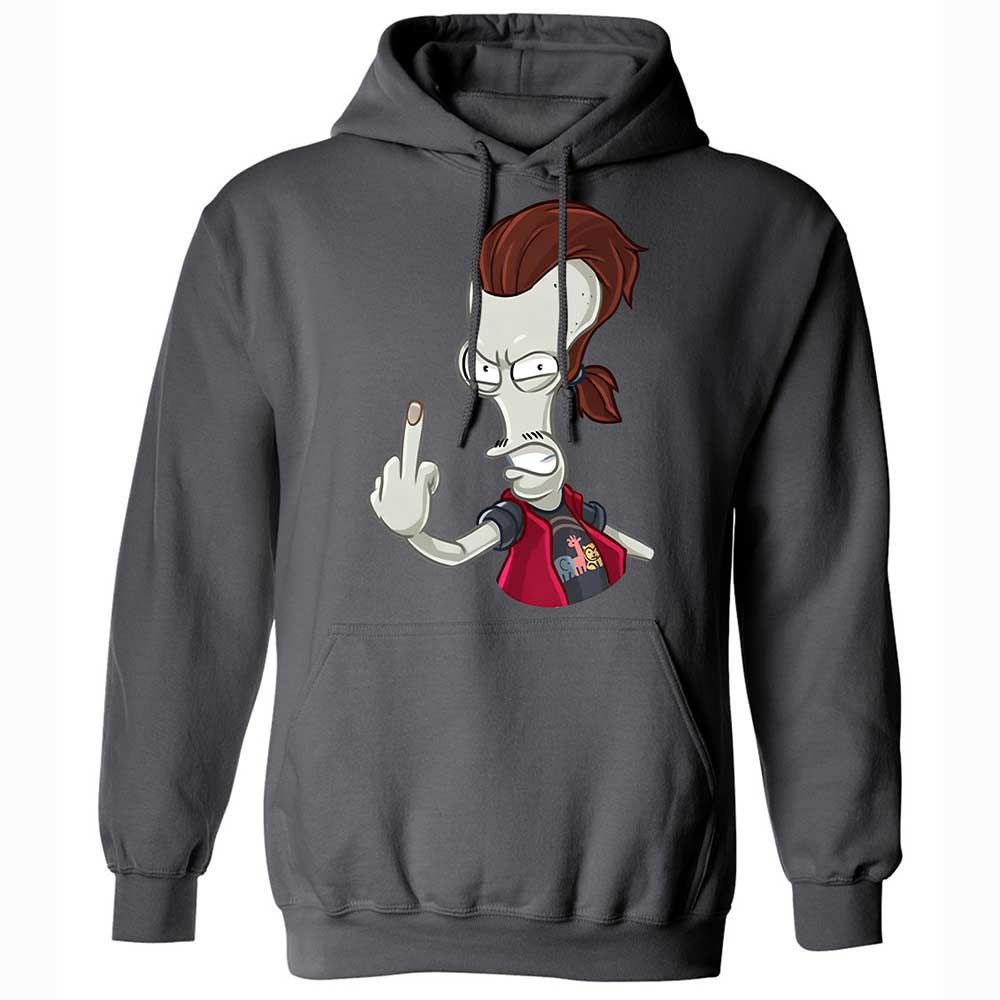 Classic Unisex Hoodie - UF1L7RK8 - Charcoal - 20