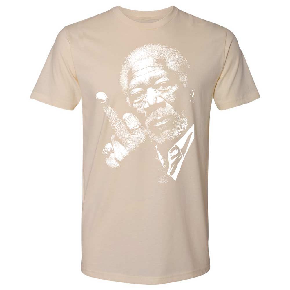Morgan Freeman middle finger - Cream - 20