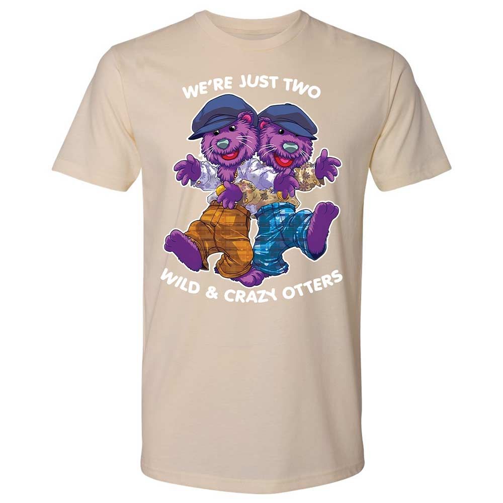 Two wild & crazy otters - Cream - 20