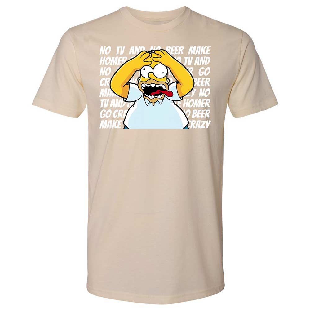 No TV and No Beer Make Homer Go Crazy - Cream - 20