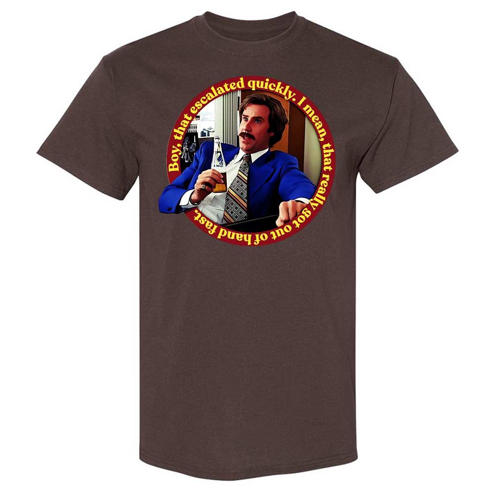 Classic Unisex T-Shirt - Q9J1EGS1 - Dark Chocolate - 20