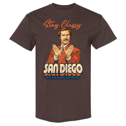 Classic Unisex T-Shirt - B496NW6Y - Dark Chocolate - 20