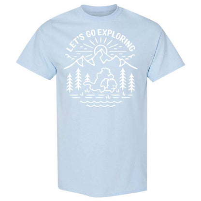 Classic Unisex T-Shirt - 3AAZDJT8 - Light Blue - 20