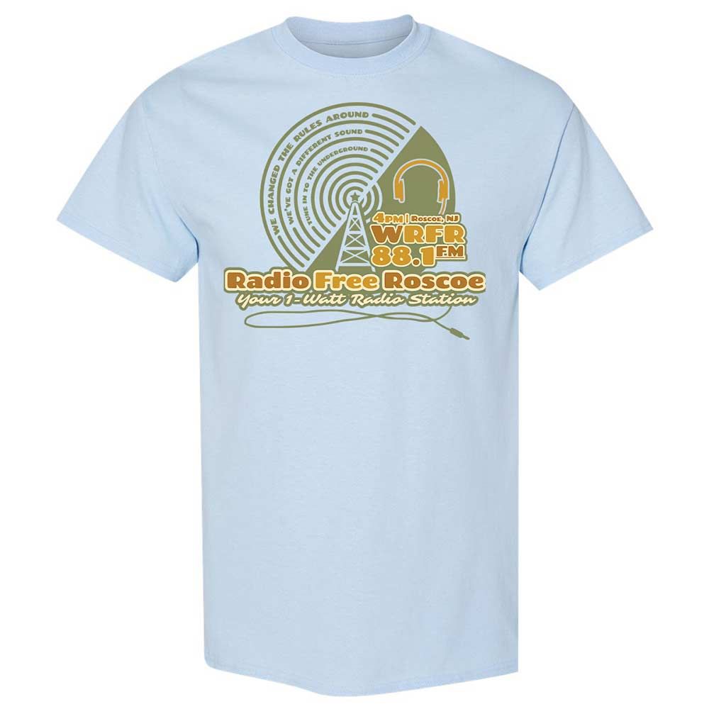 Radio Free Roscoe - Light Blue - 20
