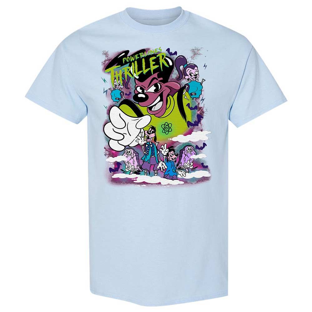 Vintage Pop Cartoon Horror Mashup - Light Blue - 20