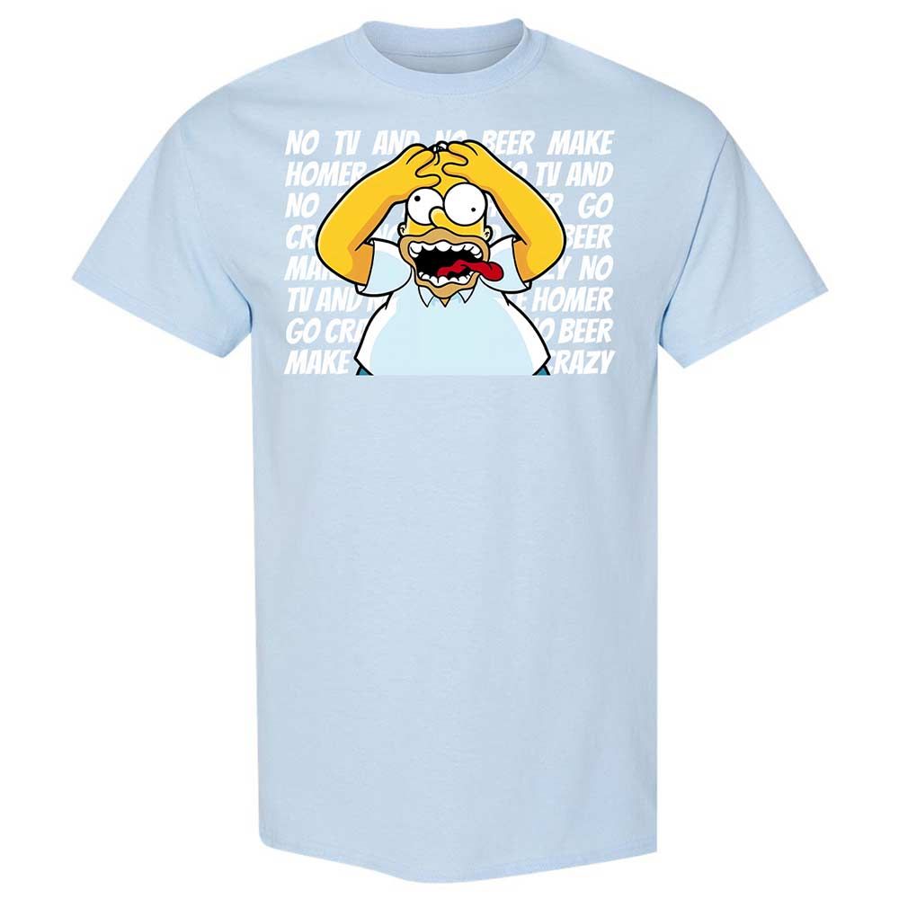 No TV and No Beer Make Homer Go Crazy - Light Blue - 20
