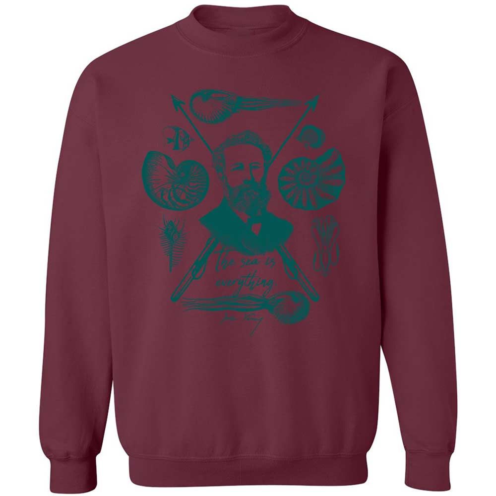 The sea is everything - Maroon - 20