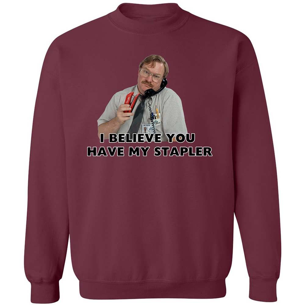 I believe you have my Stapler - Maroon - 20
