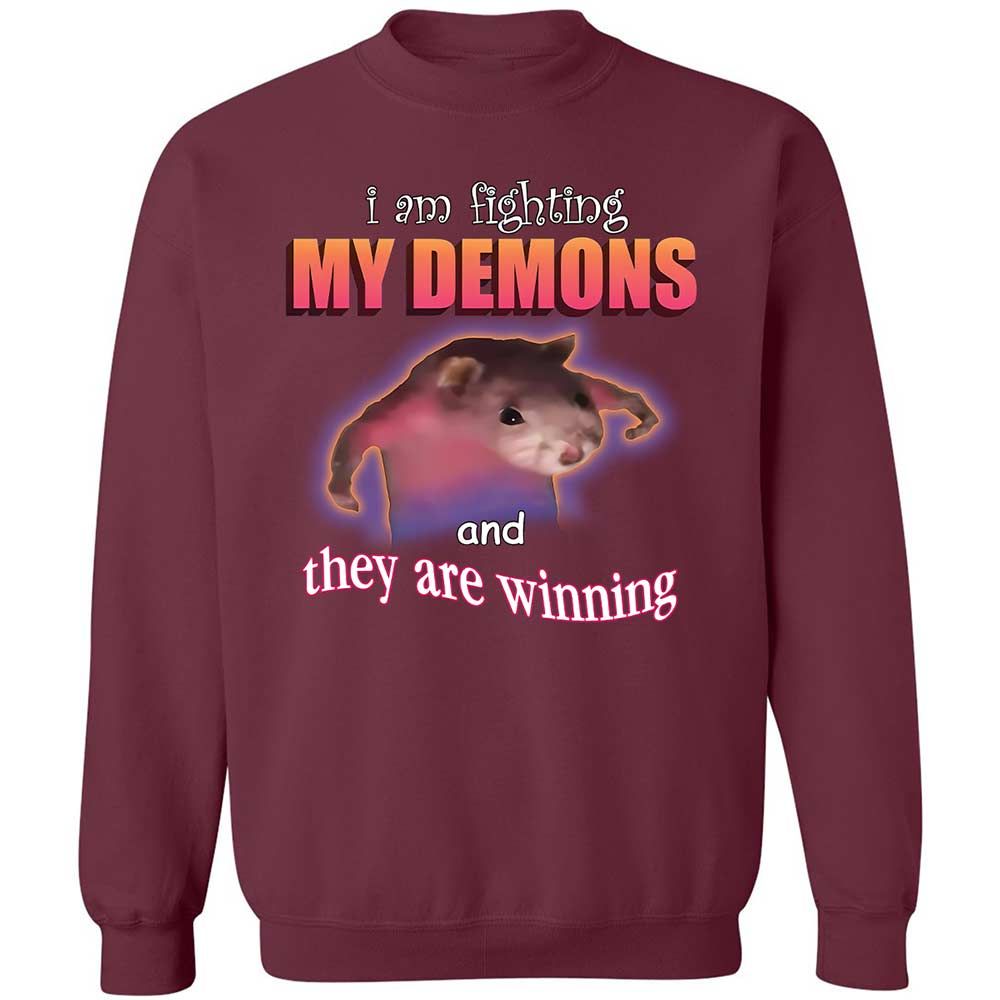 I'm fighting my demons - Maroon - 20