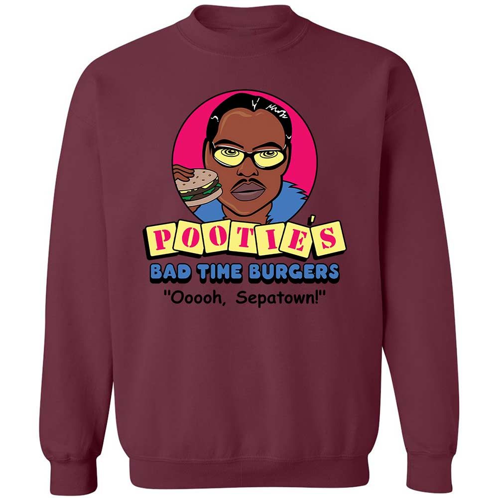 Pootie's Bad Time Burgers - Maroon - 20