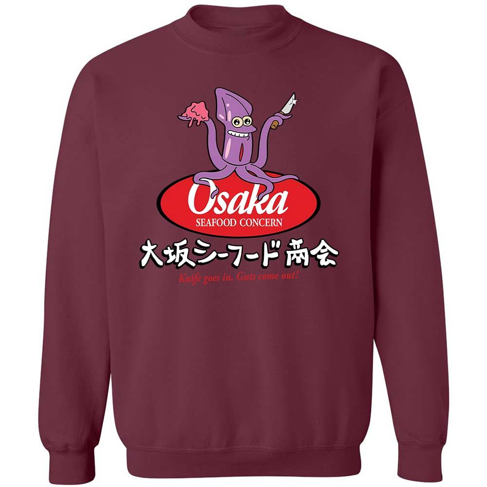 Osaka Seafood Concern - Maroon - 20