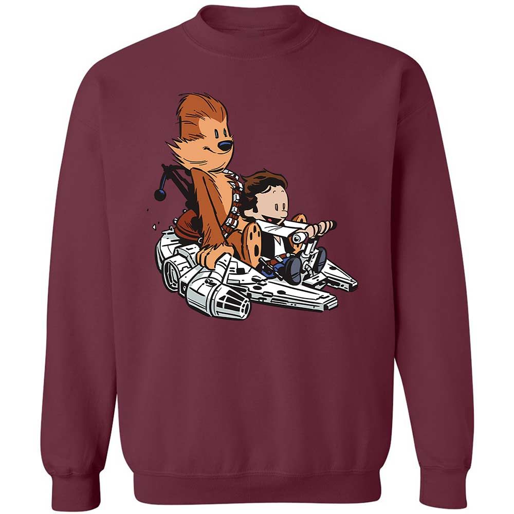 Han and Chewie - Maroon - 20