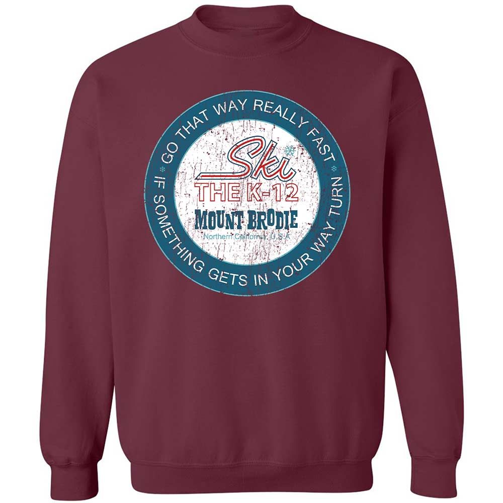 Classic Unisex Sweatshirt - S4T76ZDS - Maroon - 20