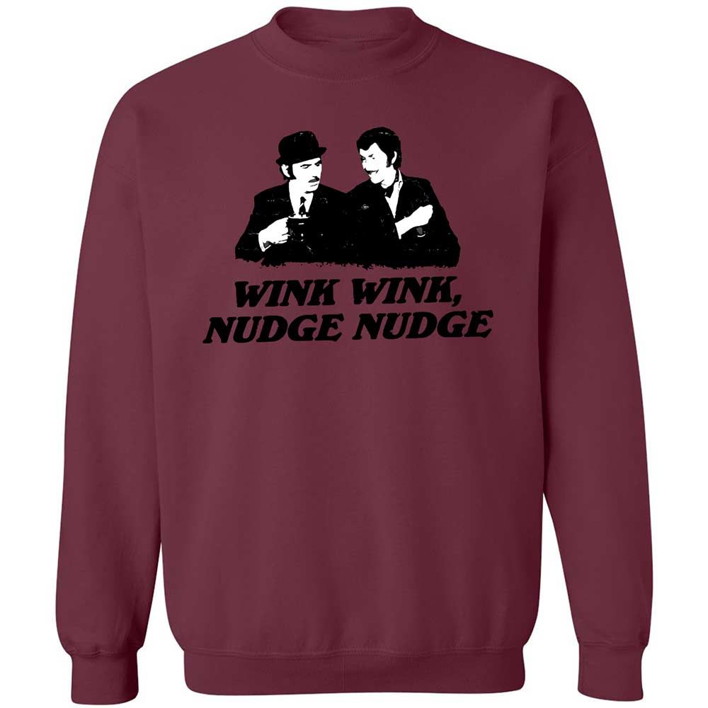 Wink Wink, Nudge Nudge - Maroon - 20