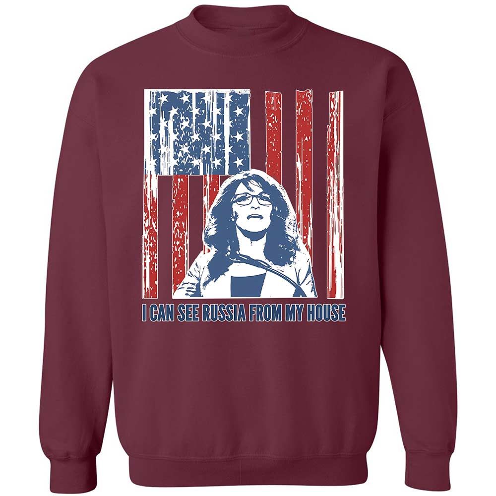 I can see Russia from my house - Maroon - 20