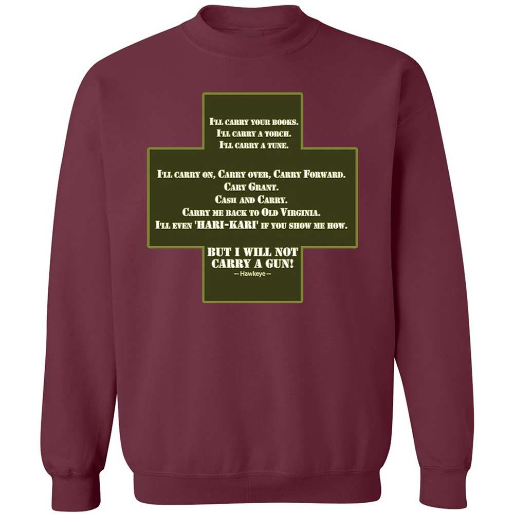 I Will Not Carry a Gun - Maroon - 20