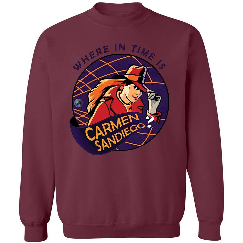 Where in Time Is Carmen Sandiego - Maroon - 20