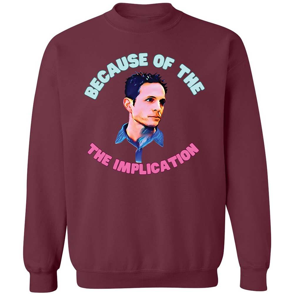 Classic Unisex Sweatshirt - JU41JVNL - Maroon - 20