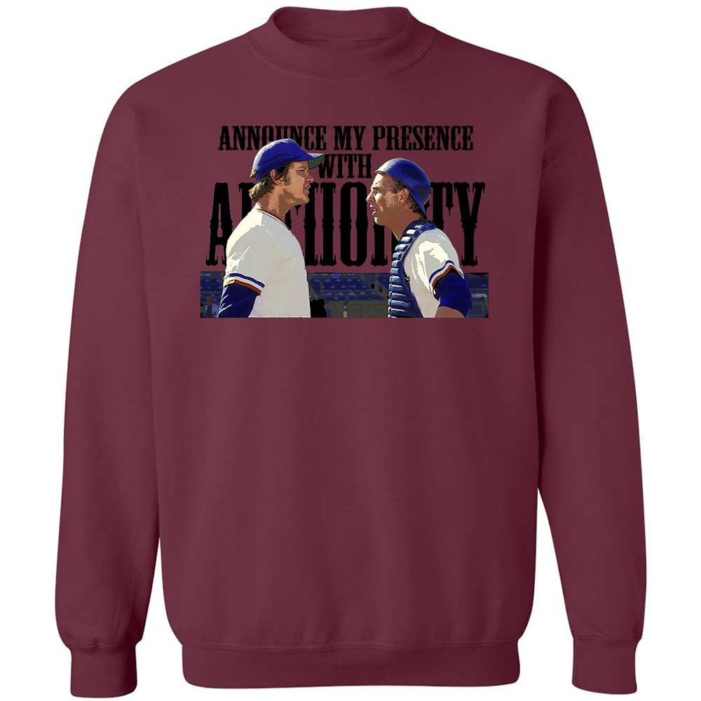 Announce my presence with authority - Maroon - 20